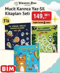 YÜKSELEN ZEKA MUCİT KARINCA YAZ-SİL KİTAPLARI SETİ
